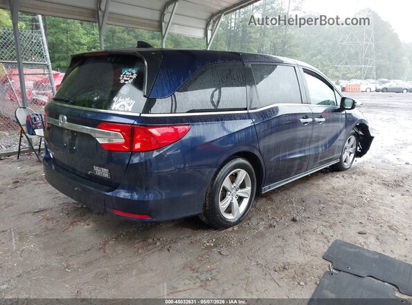5FNRL6H79LB034219 2020 HONDA ODYSSEY Синий Задняя правая четверть
