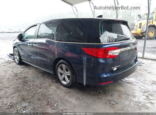5FNRL6H79LB034219 2020 HONDA ODYSSEY Синий Задняя левая четверть