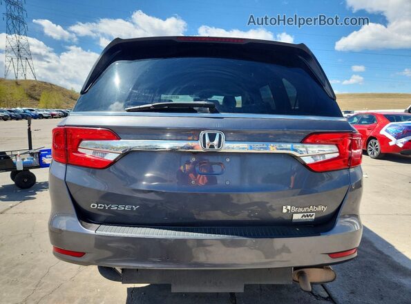 5FNRL6H79LB062523 2020 HONDA ODYSSEY Gray Vista trasera