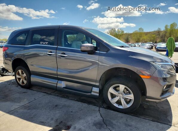 5FNRL6H79LB062523 2020 HONDA ODYSSEY Gray Delantero derecho