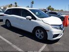 2018 Honda Odyssey Ex-l White vin: 5FNRL6H7XJB041824