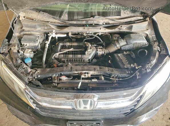 5FNRL6H7XJB064987 2018 HONDA ODYSSEY Black Widok komory silnika
