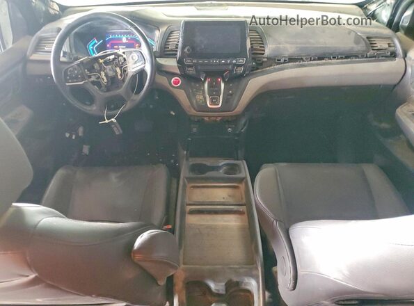 5FNRL6H7XJB064987 2018 HONDA ODYSSEY Black Widok deski rozdzielczej