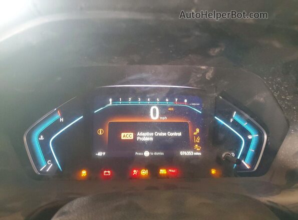5FNRL6H7XJB064987 2018 HONDA ODYSSEY Black Widok zestawu wskaźników