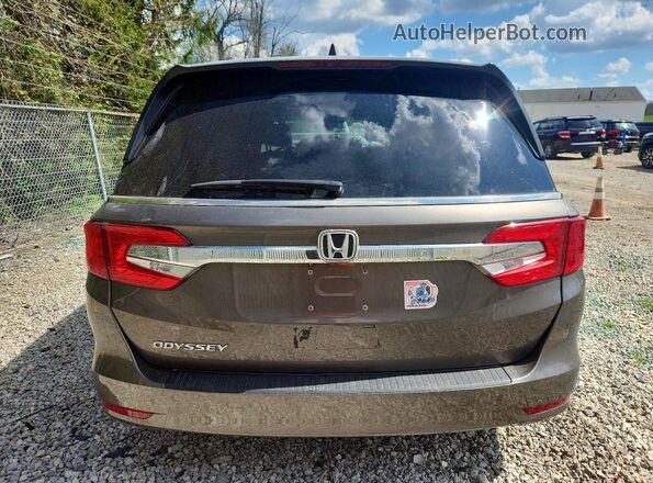 5FNRL6H7XKB023907 2019 HONDA ODYSSEY Серый Вид сзади