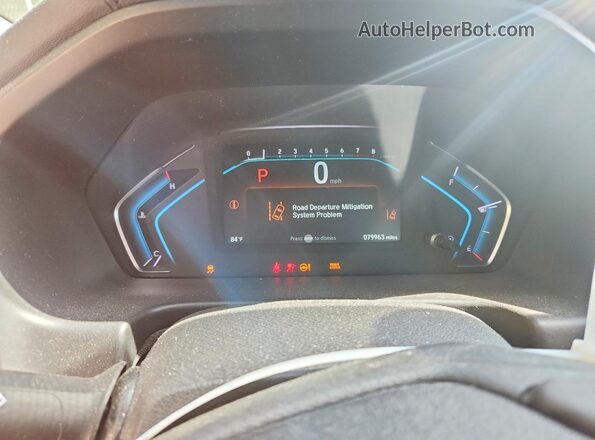 5FNRL6H7XKB023907 2019 HONDA ODYSSEY Серый Вид щитка приборов