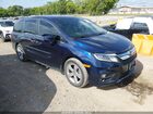 2019 Honda Odyssey Ex-l Blue vin: 5FNRL6H7XKB048869