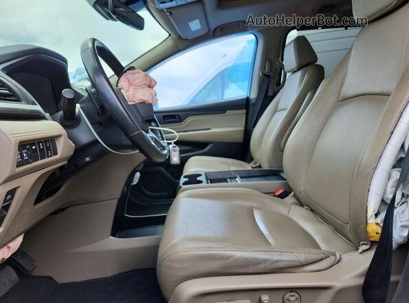 5FNRL6H7XKB084609 2019 HONDA ODYSSEY Burgundy Вид салону спереду