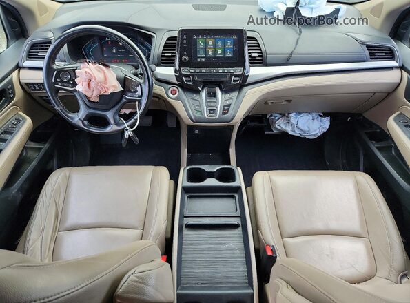 5FNRL6H7XKB084609 2019 HONDA ODYSSEY Burgundy Вид панелі приладів
