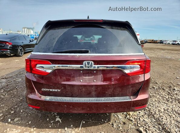 5FNRL6H7XKB084609 2019 HONDA ODYSSEY Burgundy Вид ззаду
