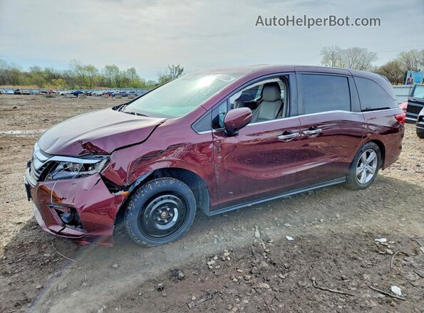 5FNRL6H7XKB084609 2019 HONDA ODYSSEY Burgundy Передня ліва чверть