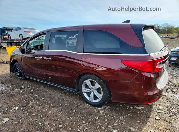 5FNRL6H7XKB084609 2019 HONDA ODYSSEY Burgundy Задня ліва чверть