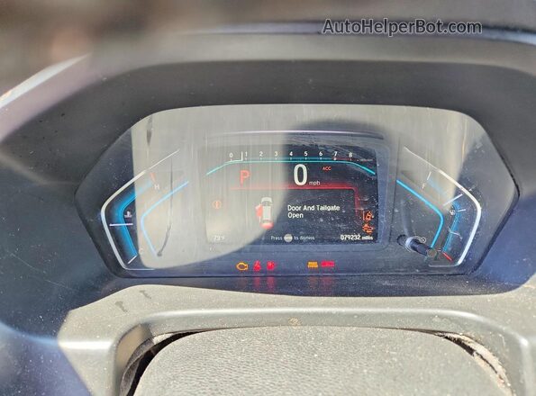 5FNRL6H7XLB033306 2020 HONDA ODYSSEY Burgundy Instrument cluster view