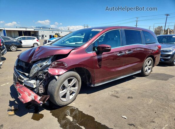 5FNRL6H7XLB033306 2020 HONDA ODYSSEY Burgundy Front left
