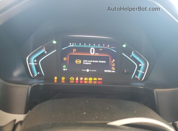 5FNRL6H7XLB068573 2020 HONDA ODYSSEY Gray Instrument cluster view