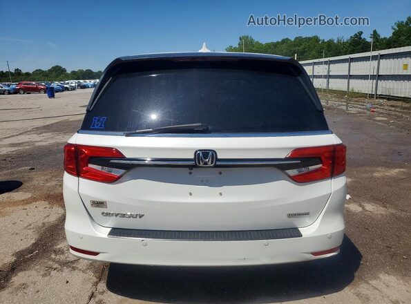 5FNRL6H82NB001431 2022 HONDA ODYSSEY White Вид ззаду