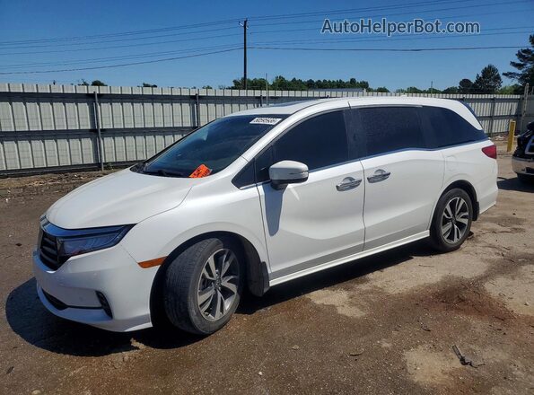 5FNRL6H82NB001431 2022 HONDA ODYSSEY White Передня ліва чверть