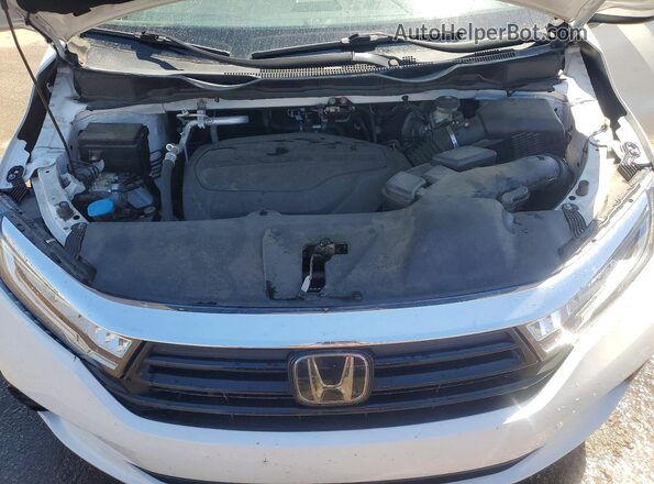 5FNRL6H82NB001431 2022 HONDA ODYSSEY White Вид підкапотного простору