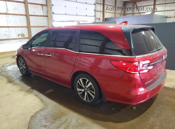 5FNRL6H83NB022854 2022 HONDA ODYSSEY Красный Задняя левая четверть