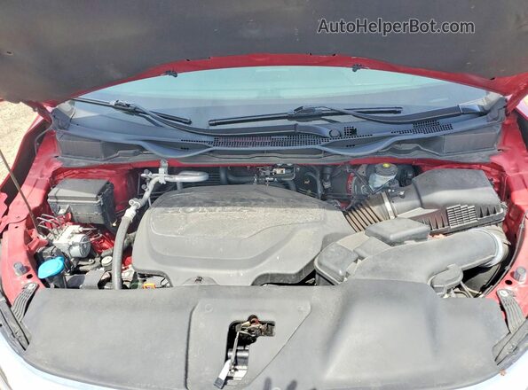 5FNRL6H83NB022854 2022 HONDA ODYSSEY Красный Вид подкапотного пространства