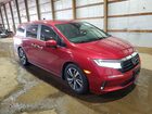 2022 Honda Odyssey Touring Красный vin: 5FNRL6H83NB022854