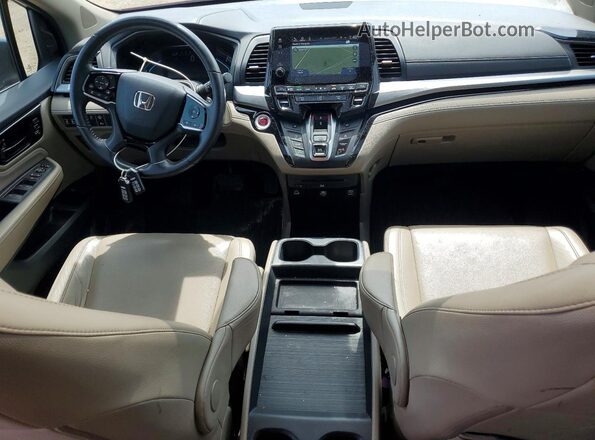 5FNRL6H83NB022854 2022 HONDA ODYSSEY Красный Вид панели приборов