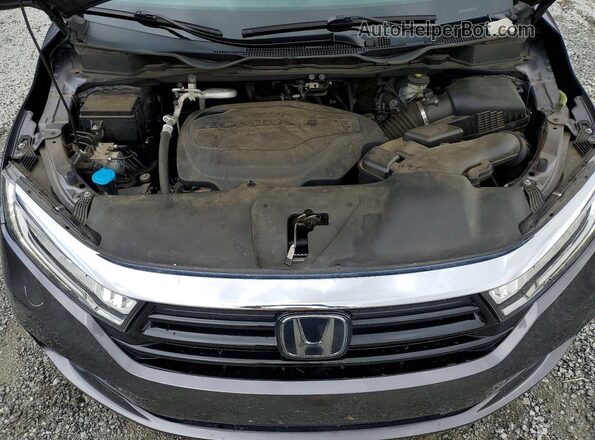 5FNRL6H83NB039475 2022 HONDA ODYSSEY Серый Вид подкапотного пространства