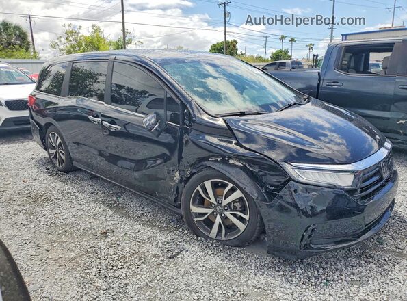 5FNRL6H83RB013786 2024 HONDA ODYSSEY Black Delantero derecho