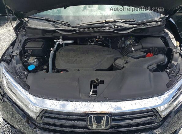 5FNRL6H83RB013786 2024 HONDA ODYSSEY Black Vista del compartimento del motor