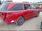 2025 Honda Odyssey Touring Красный vin: 5FNRL6H84SB067507