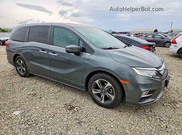 5FNRL6H85KB090990 2019 HONDA ODYSSEY Серый Передняя правая четверть