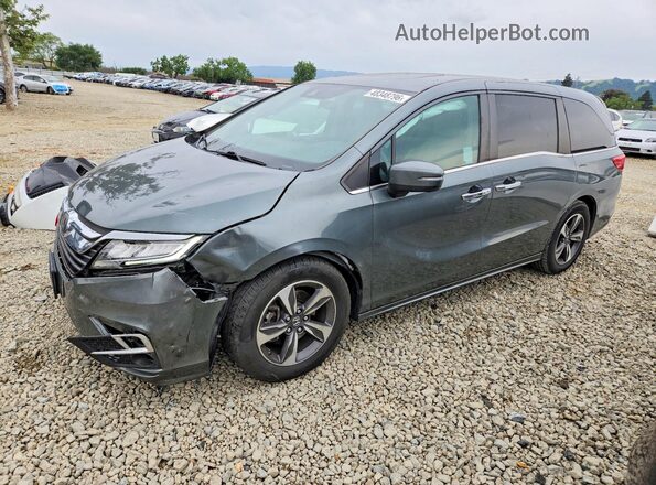5FNRL6H85KB090990 2019 HONDA ODYSSEY Серый Передняя левая четверть