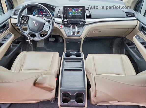 5FNRL6H85KB090990 2019 HONDA ODYSSEY Серый Вид панели приборов
