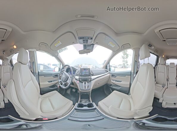 5FNRL6H85KB090990 2019 HONDA ODYSSEY Серый Панорамный вид салона 360°