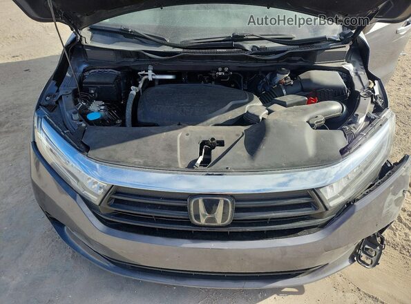 5FNRL6H85PB047449 2023 HONDA ODYSSEY Gray Շարժիչի բաժամունքի տեսք