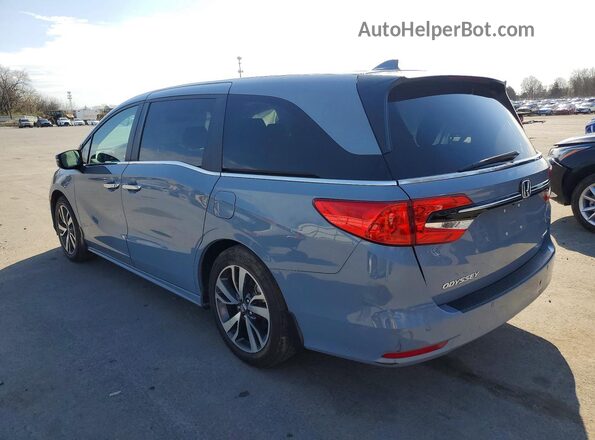 5FNRL6H85RB027625 2024 HONDA ODYSSEY Blue Rear left