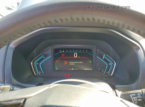 5FNRL6H85RB027625 2024 HONDA ODYSSEY Blue Instrument cluster view