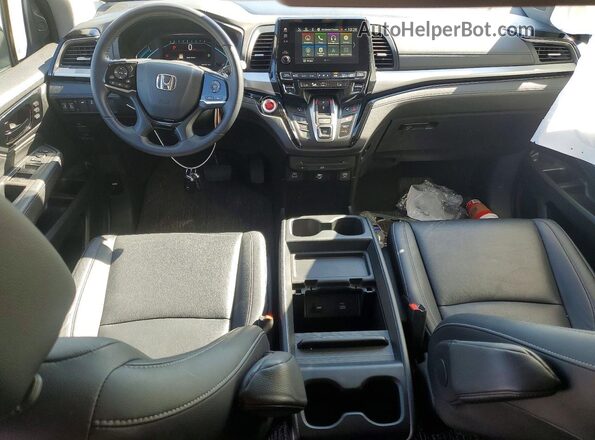 5FNRL6H85RB027625 2024 HONDA ODYSSEY Blue Dashboard view