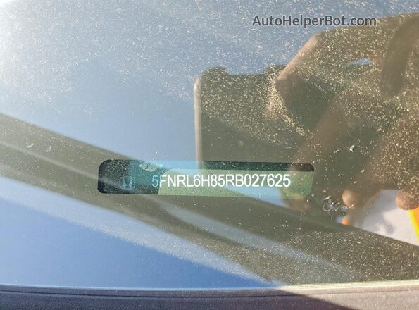 5FNRL6H85RB027625 2024 HONDA ODYSSEY Blue VIN sticker view