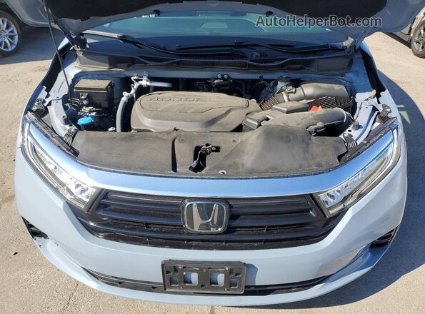5FNRL6H85RB027625 2024 HONDA ODYSSEY Blue Engine compartment view