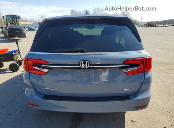 5FNRL6H85RB027625 2024 HONDA ODYSSEY Blue Rear view