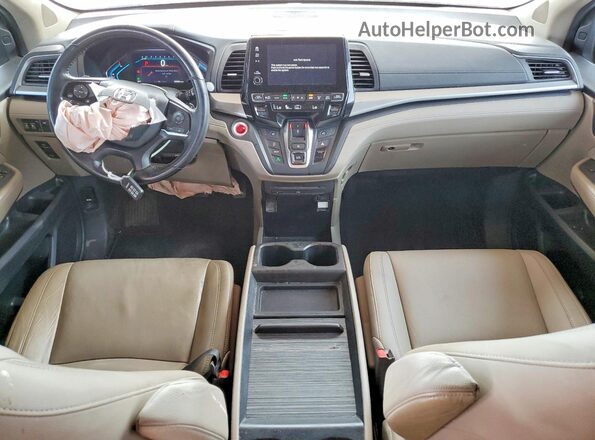 5FNRL6H86KB081862 2019 HONDA ODYSSEY White Вид панелі приладів