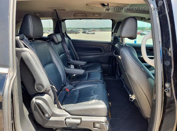 5FNRL6H86NB051510 2022 HONDA ODYSSEY Черный Вид задней части салона