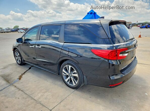 5FNRL6H86NB051510 2022 HONDA ODYSSEY Черный Задняя левая четверть