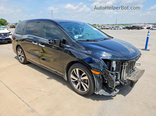 5FNRL6H86NB051510 2022 HONDA ODYSSEY Черный Передняя правая четверть