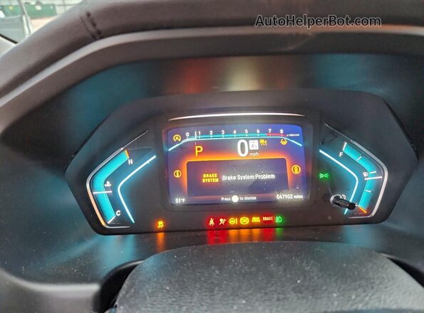 5FNRL6H86PB024097 2023 HONDA ODYSSEY Blue Вид щитка приладів