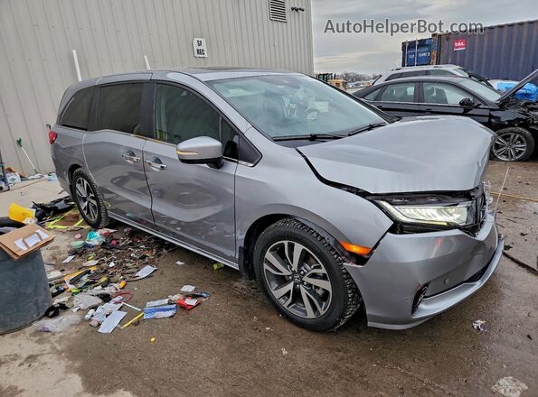 5FNRL6H86PB024097 2023 HONDA ODYSSEY Blue Передня права чверть