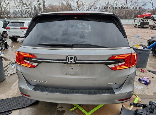 5FNRL6H86PB024097 2023 HONDA ODYSSEY Blue Вид ззаду