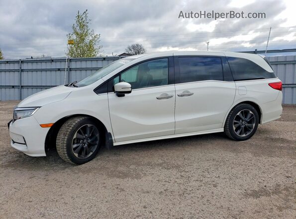 5FNRL6H87NB504713 2022 HONDA ODYSSEY White Передня ліва чверть