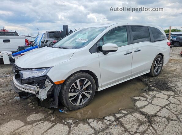 5FNRL6H87PB038008 2023 HONDA ODYSSEY White წინა მარცხენა ხედი სამი მეოთხედიდან